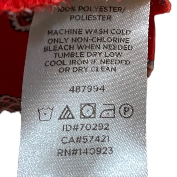 Loft Red Floral Lightweight Long Sleeve Top Size S Blouse - Picture 7 of 7